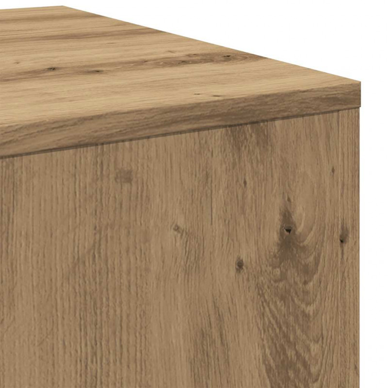 Stoliki boczne, 3 szt., dąb artisan, materiał drewnopochodny
