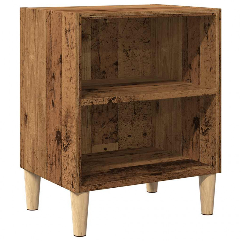 Szafka nocna, stare drewno, 40x30x50cm, materiał drewnopochodny