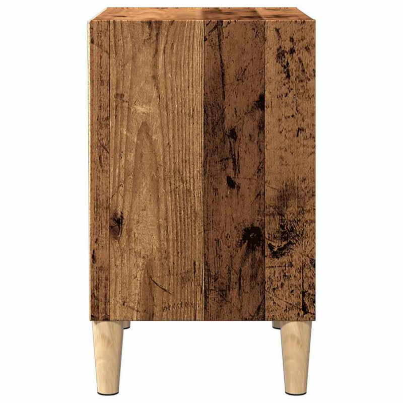Szafka nocna, stare drewno, 40x30x50cm, materiał drewnopochodny