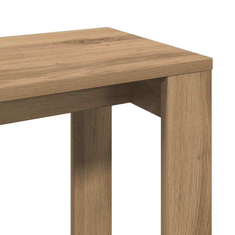 Stoliki wsuwane pod siebie, 3 szt., kolor dąb artisan
