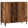 Szafka, stare drewno, 90x34x80 cm, materiał drewnopochodny