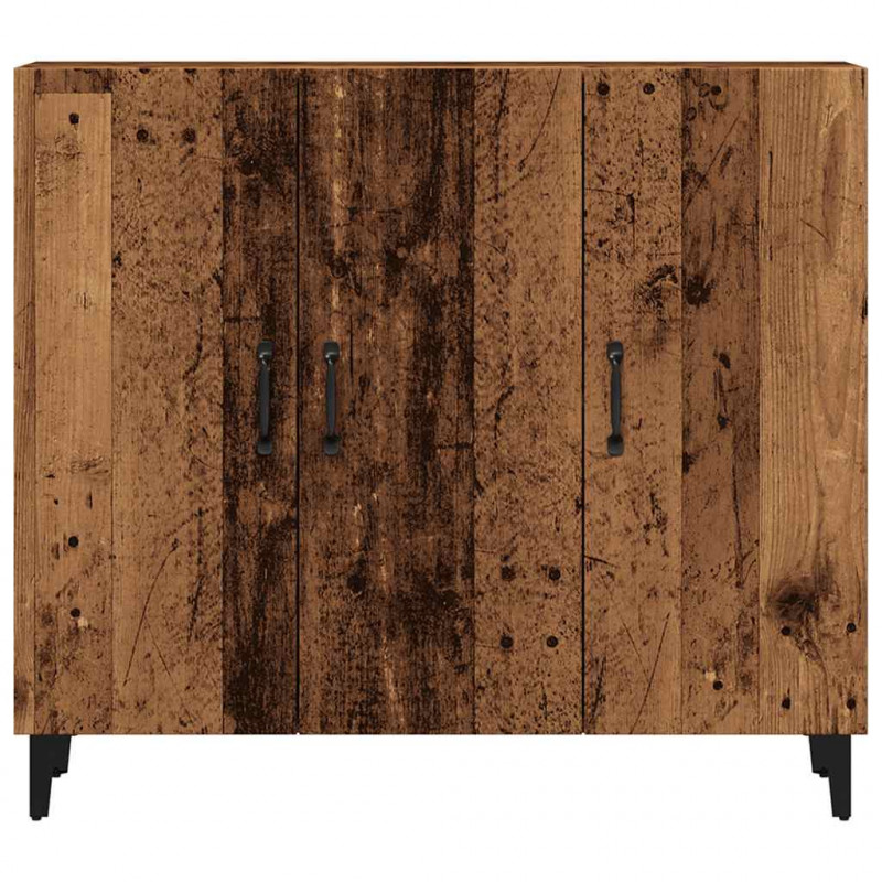 Szafka, stare drewno, 90x34x80 cm, materiał drewnopochodny