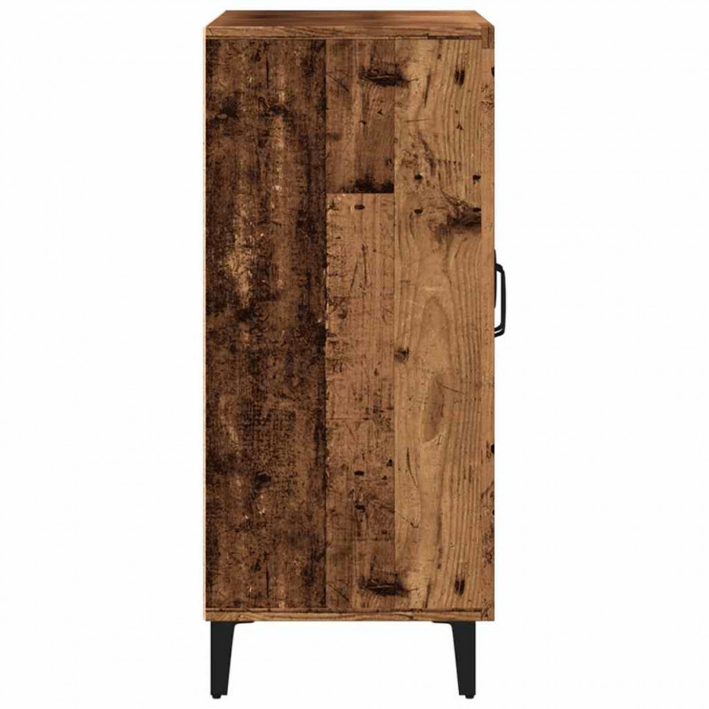 Szafka, stare drewno, 90x34x80 cm, materiał drewnopochodny