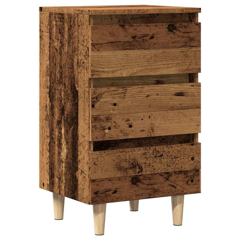 Szafka nocna, stare drewno, 40x35x69 cm