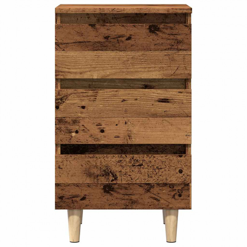 Szafka nocna, stare drewno, 40x35x69 cm