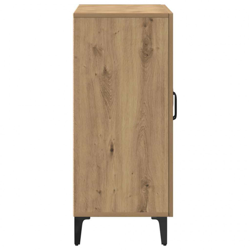 Szafka, dąb artisan, 90x34x80 cm, materiał drewnopochodny