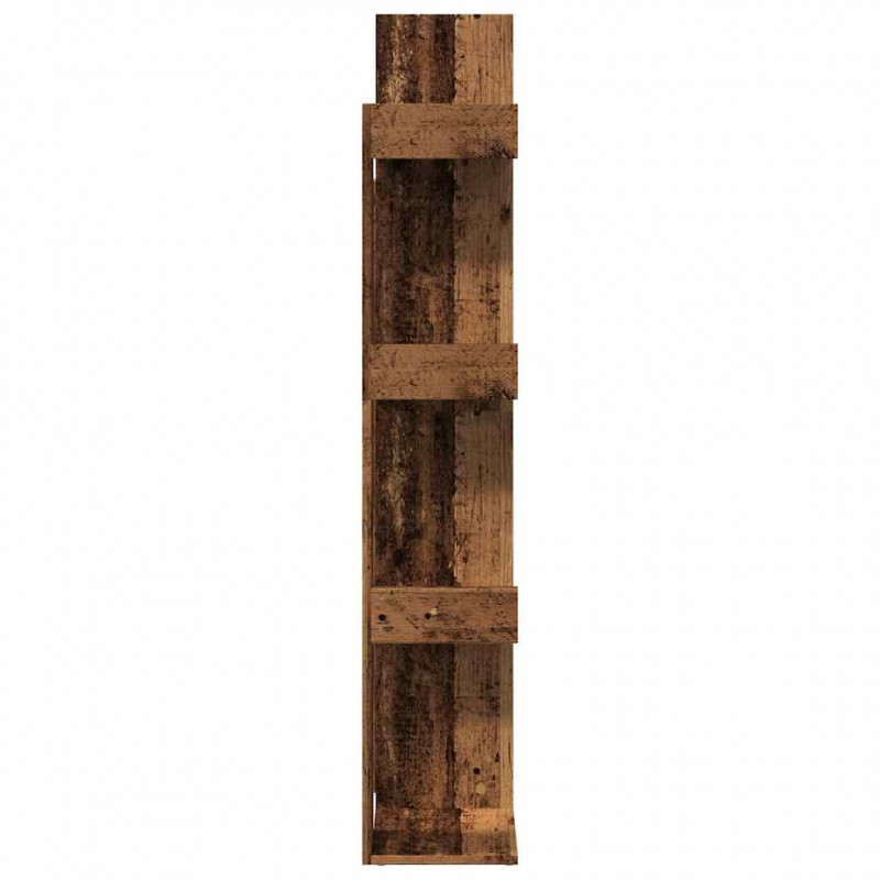 Regał na książki, stare drewno 48x25,5x140 cm