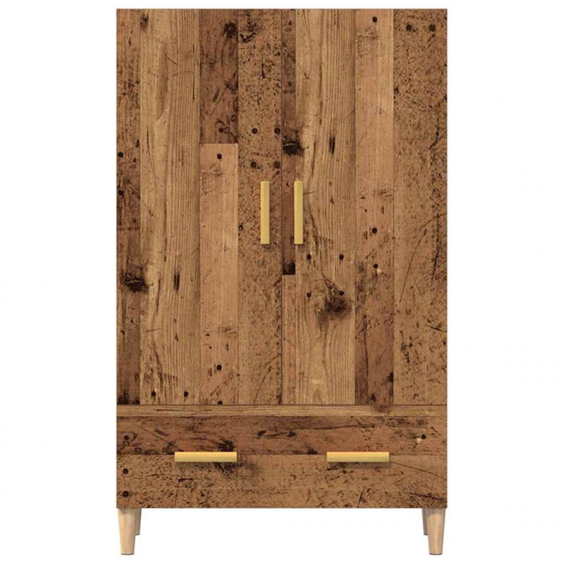 Kredens, stare drewno, 70x31x115 cm, materiał drewnopochodny