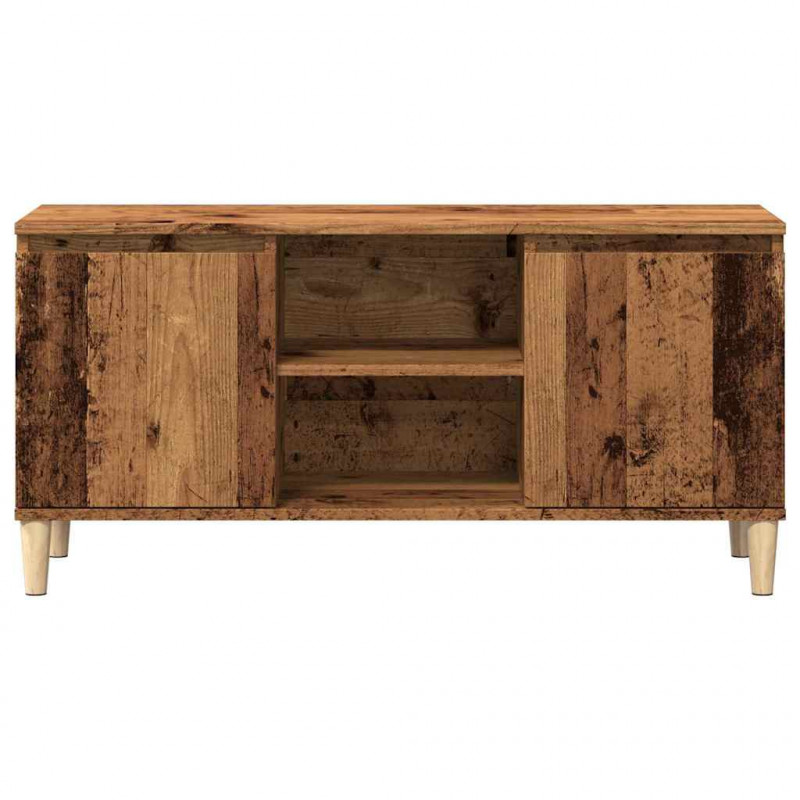 Szafka pod TV, stare drewno, 102x35x50 cm