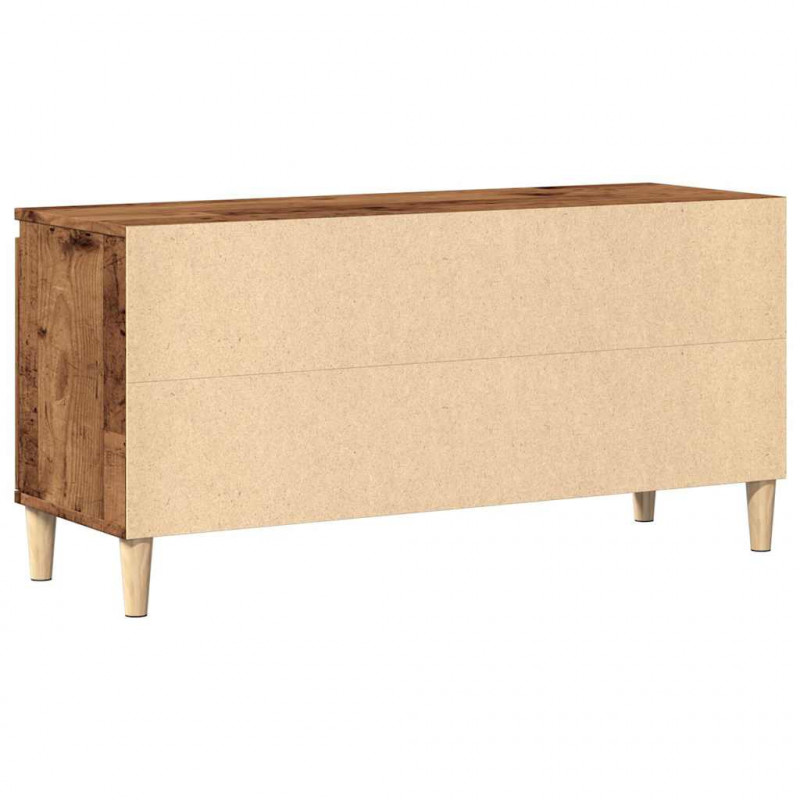 Szafka pod TV, stare drewno, 102x35x50 cm