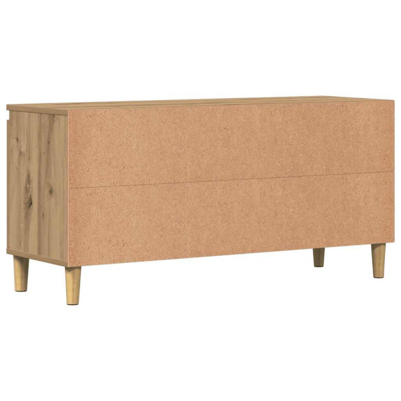 Szafka TV, dąb artisan, 102x35x50 cm, materiał drewnopochodny