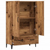 Kredens, stare drewno, 70x31x115 cm, materiał drewnopochodny