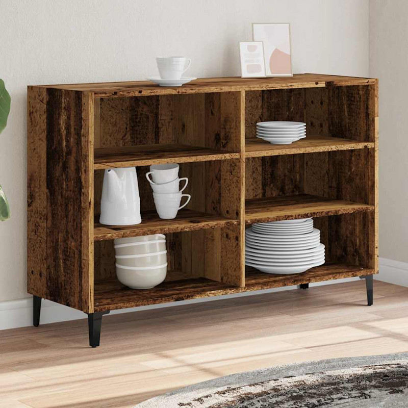Szafka, stare drewno, 103,5x35x70 cm, materiał drewnopochodny