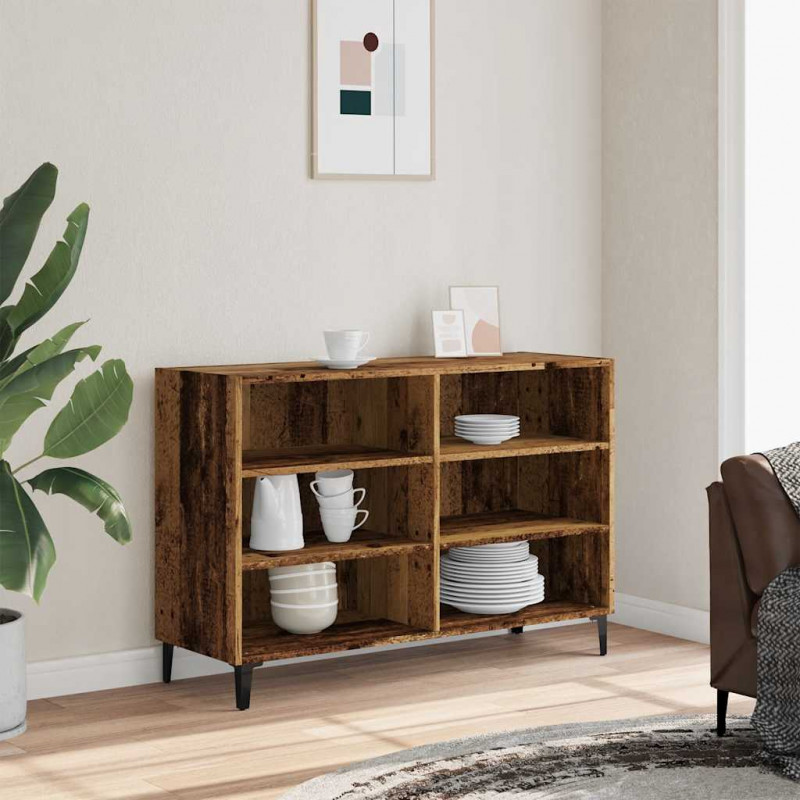 Szafka, stare drewno, 103,5x35x70 cm, materiał drewnopochodny