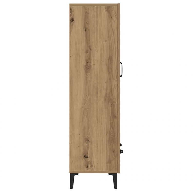 Szafka, dąb artisian, 70x31x115 cm, materiał drewnopochodny