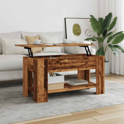 Stolik kawowy Stare drewno 101x49x52 cm Drewno klejone