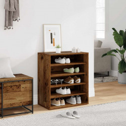 Szafka na buty, stare drewno 60x35x70cm materiał drewnopochodny