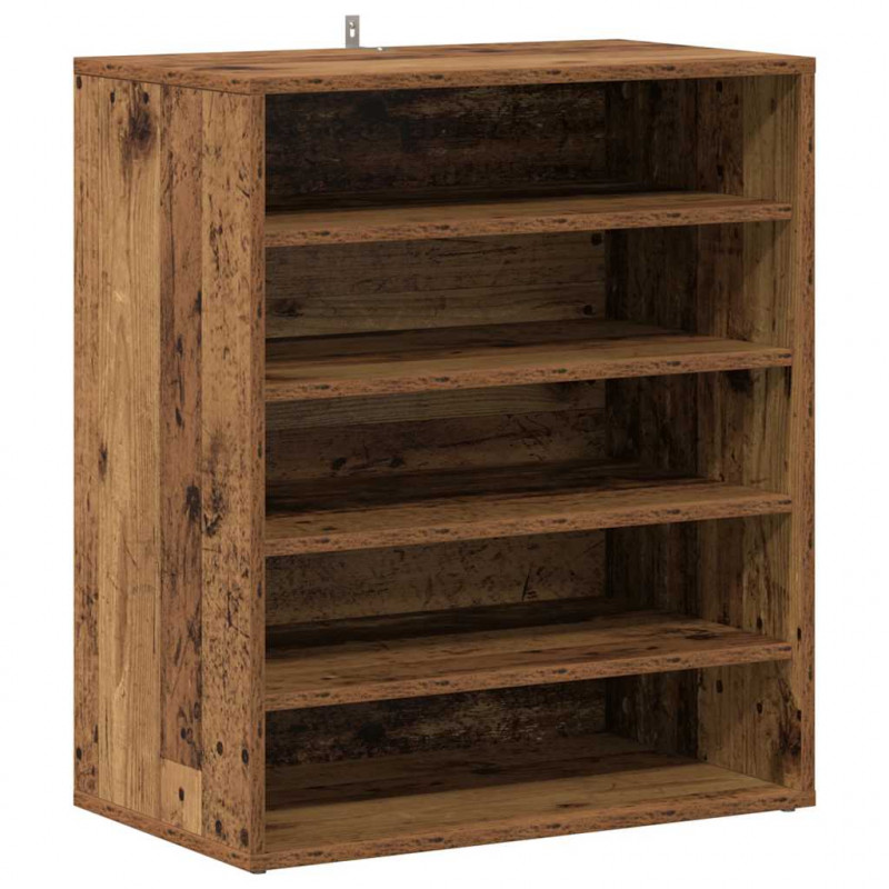 Szafka na buty, stare drewno 60x35x70cm materiał drewnopochodny