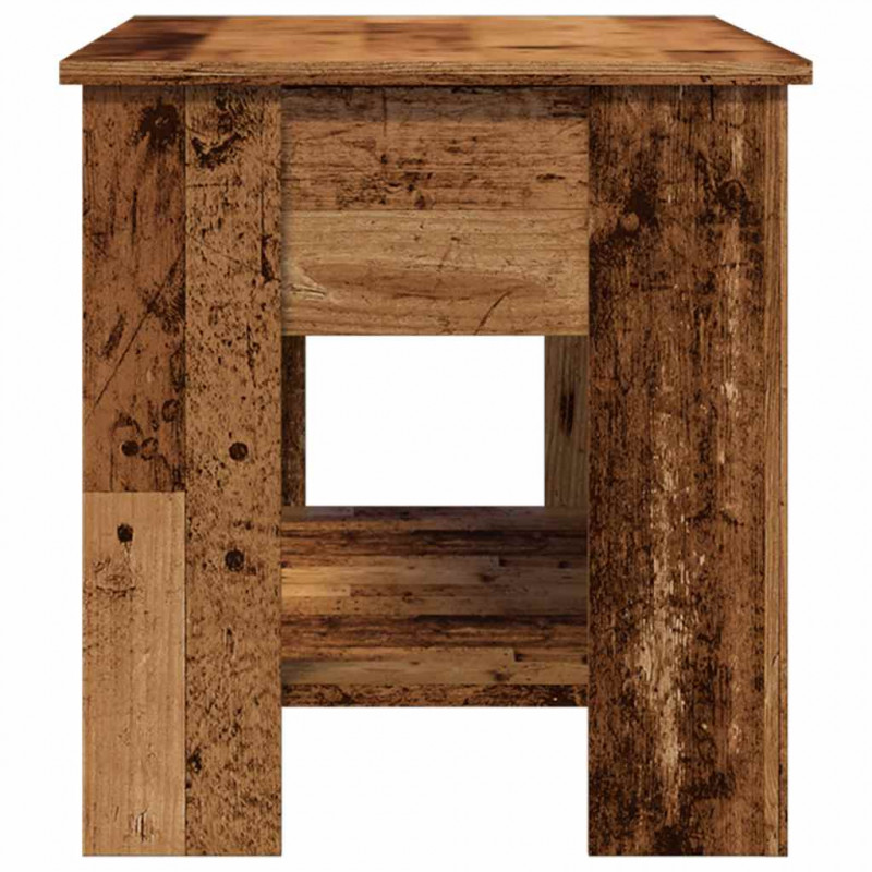 Stolik kawowy Stare drewno 101x49x52 cm Drewno klejone