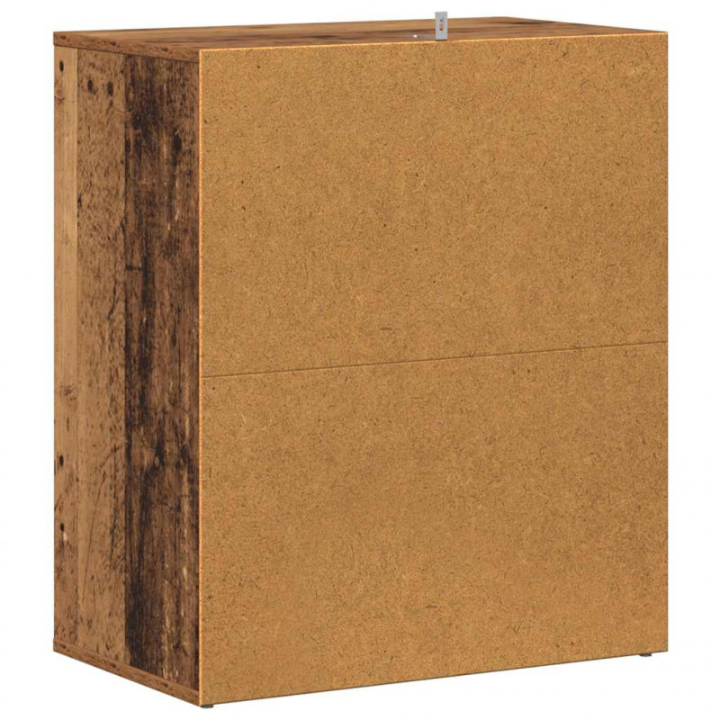 Szafka na buty, stare drewno 60x35x70cm materiał drewnopochodny