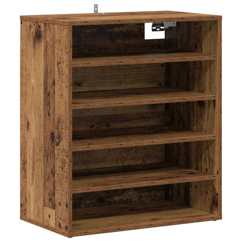 Szafka na buty, stare drewno 60x35x70cm materiał drewnopochodny