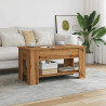 Stolik kawowy Artisan Oak 101x49x52 cm Drewno klejone
