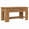 Stolik kawowy Artisan Oak 101x49x52 cm Drewno klejone