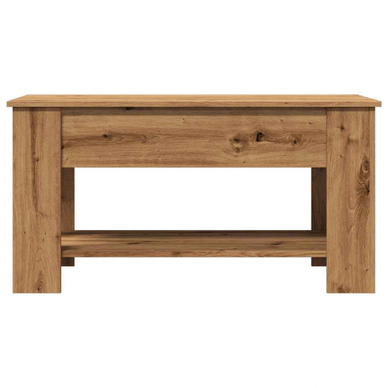 Stolik kawowy Artisan Oak 101x49x52 cm Drewno klejone