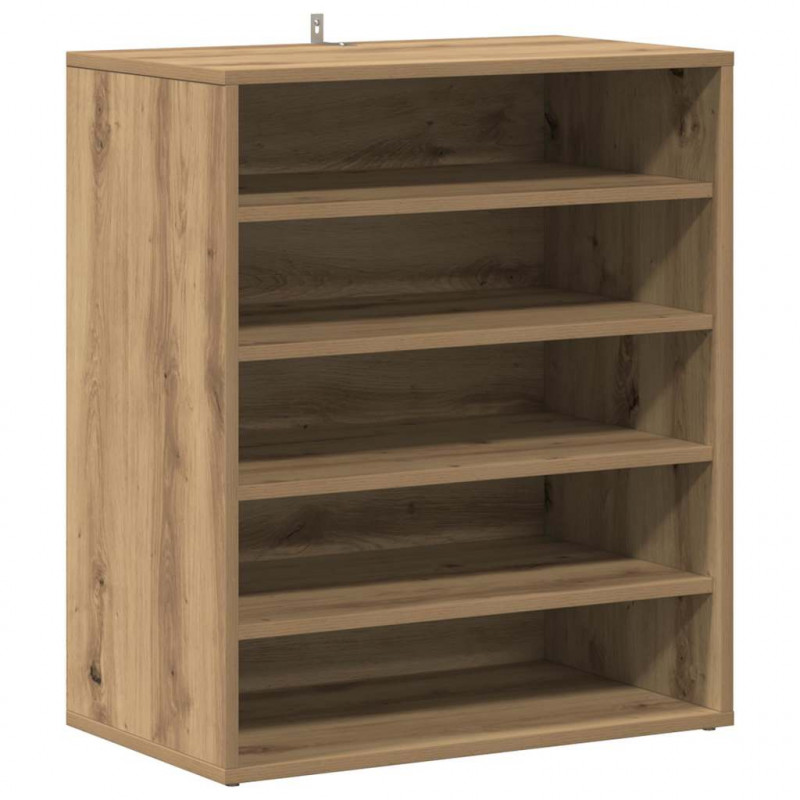Szafka na buty, dąb artisan 60x35x70 cm materiał drewnopochodny