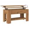 Stolik kawowy Artisan Oak 101x49x52 cm Drewno klejone