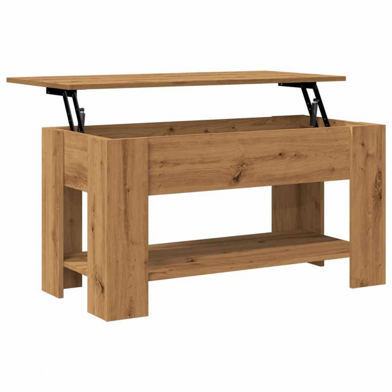 Stolik kawowy Artisan Oak 101x49x52 cm Drewno klejone