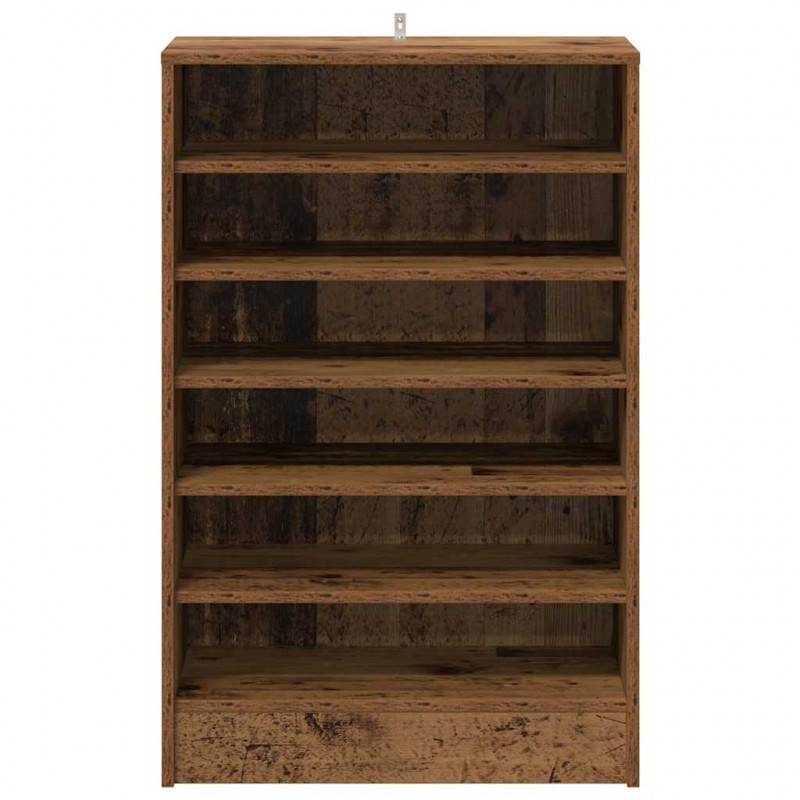 Szafka na buty, stare drewno, 60x35x92 cm