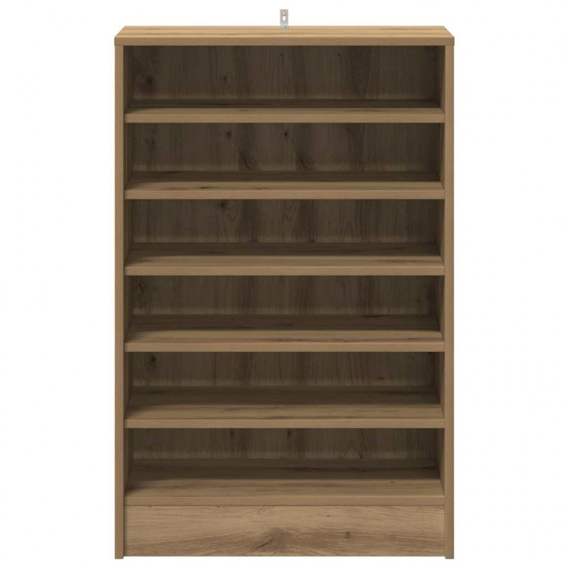 Szafka na buty, dąb artisan 60x35x92 cm materiał drewnopochodny