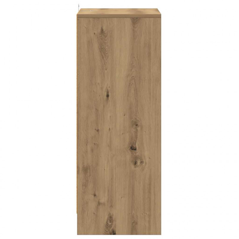 Szafka na buty, dąb artisan 60x35x92 cm materiał drewnopochodny