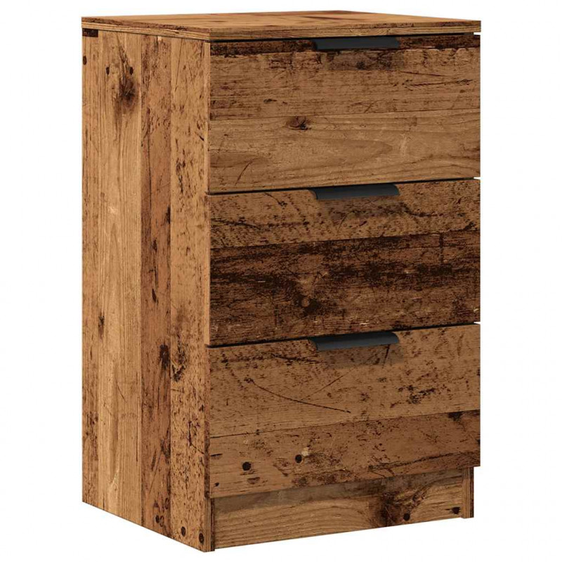 Szafka nocna, stare drewno, 40x36x65cm, materiał drewnopochodny
