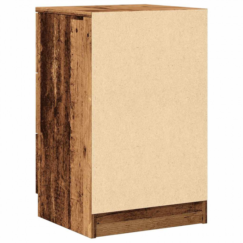 Szafka nocna, stare drewno, 40x36x65cm, materiał drewnopochodny