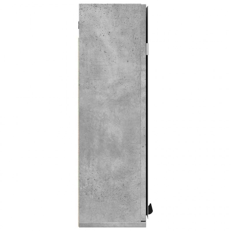 Szafka łazienkowa z lustrem, szarość betonu, 64x20x66,5 cm