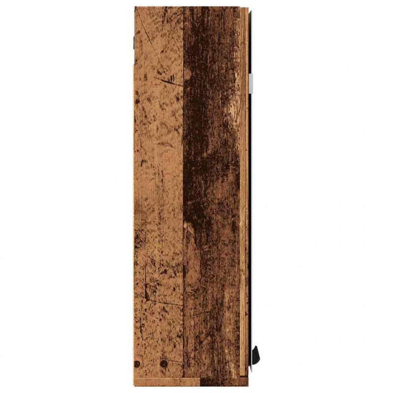 Szafka łazienkowa z lustrem, stare drewno, 64x20x66,5 cm