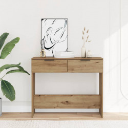 Stolik konsolowy, dab artisan, 90x36x75 cm