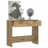 Stolik konsolowy, dab artisan, 90x36x75 cm