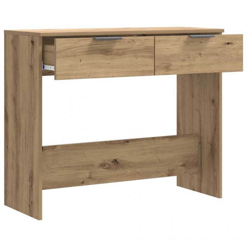 Stolik konsolowy, dab artisan, 90x36x75 cm