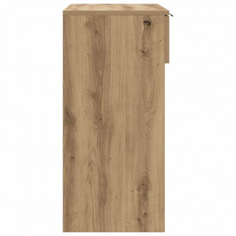Stolik konsolowy, dab artisan, 90x36x75 cm