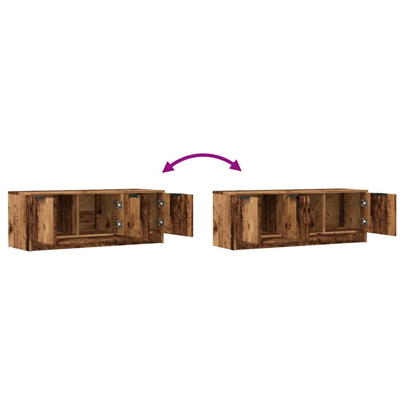 Szafka pod telewizor, stare drewno, 102x35x36,5 cm