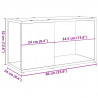 Szafka pod TV, stare drewno, 60x24x32 cm