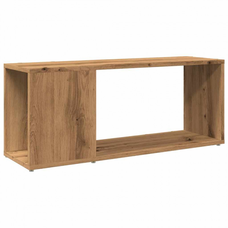 Szafka pod TV, dąb artisan, 80x24x32 cm