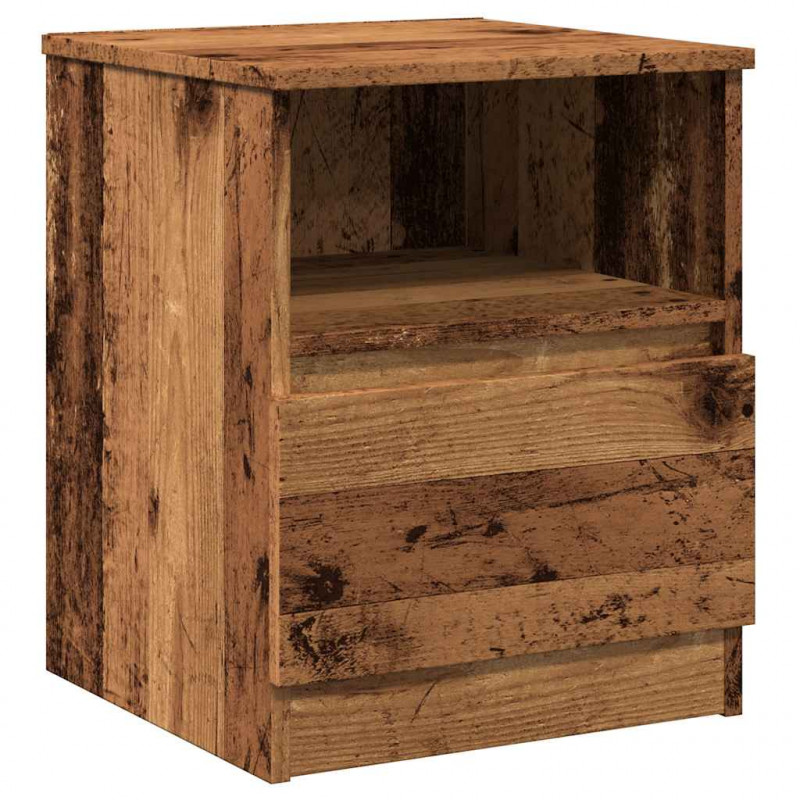 Szafka nocna, stare drewno, 40x40x50cm, materiał drewnopochodny