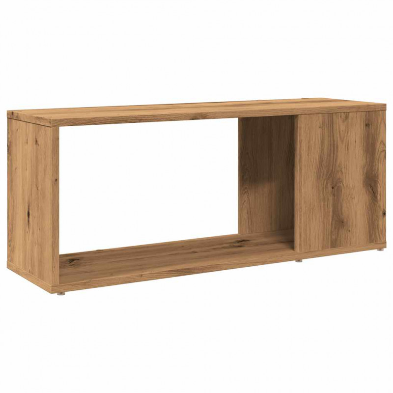 Szafka pod TV, dąb artisan, 80x24x32 cm