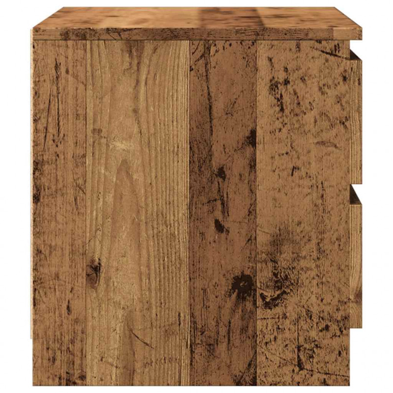 Szafka nocna, stare drewno, 50x40x43.5 cm