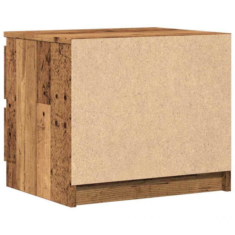 Szafka nocna, stare drewno, 50x40x43.5 cm
