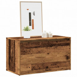 Ławka do holu 80x40x45 cm Stare drewno Drewno klejone